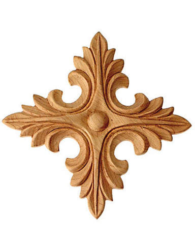 Cross Applique / Rosette / 3-1/4