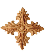 Cross Applique / Rosette / 4-7/8