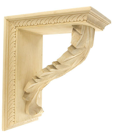 Acanthus Leaf Corbel with Bracket / 10-3/4