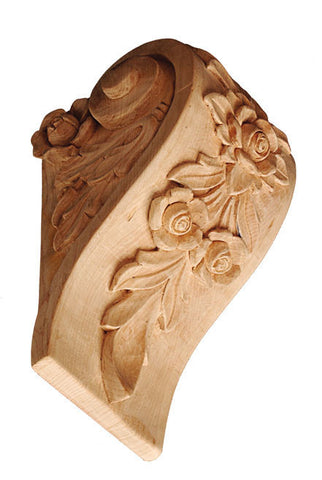 Corbel with florals / 10-7/8